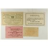 Image 2 : 4 ASSORTED GERMAN NOTGELDS 2-10 & 2-20 HELLERS