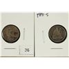 Image 1 : 1891 (FINE) & 1891-S (FINE) SEATED LIBERTY DIMES