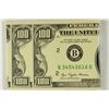 Image 2 : 4'' X 3'' MATCHBOOK THAT LOOKS LIKE FOLED $100'S