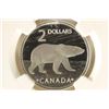 Image 1 : 2004 CANADA PROUD POLAR BEAR SILVER $2 NGC PF69