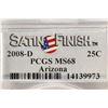Image 3 : 2008-D ARIZONA QUARTER PCGS MS68 SATIN FINISH
