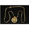 Image 1 : 250-390 A.D. ANCIENT COIN IN GOLD FILLED NECKLACE