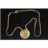 Image 2 : 250-390 A.D. ANCIENT COIN IN GOLD FILLED NECKLACE