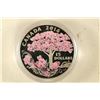 Image 1 : 2016 CANADA CHERRY BLOSSOM SILVER PF $15 COLORIZED