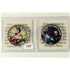 Image 1 : 2-COLORIZED ELVIS PRESLEY KENNEDY HALF DOLLARS