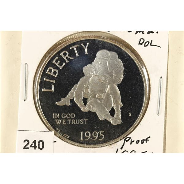 1995-S CIVIL WAR PROOF SILVER DOLLAR