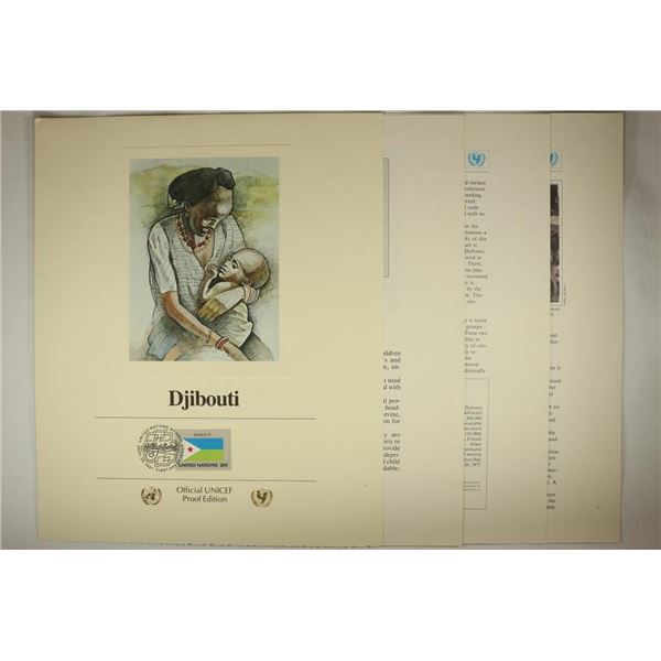 DJIBOUTI FLAGS OF ALL NATIONS OFFICIAL UNICEF
