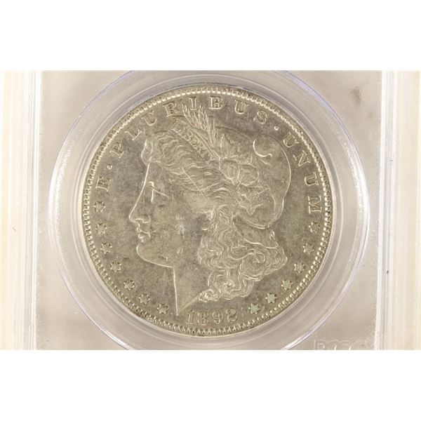 1892-S MORGAN SILVER DOLLAR KEY DATE PCGS XF45