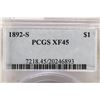 Image 3 : 1892-S MORGAN SILVER DOLLAR KEY DATE PCGS XF45