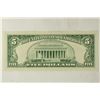 Image 2 : 1963 $5 US RED SEAL NOTE AU WITH 1 LIGHT FOLD