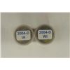 Image 2 : 2-$10 ROLLS OF 2004-D IOWA & 2004-D WISCONSIN