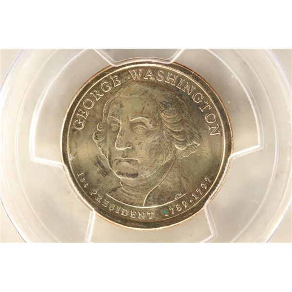 ERROR 2007 GEORGE WASHINGTON DOLLAR MISSING EDGE