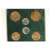 Image 1 : 1956 GUERNSEY 6 COIN DOUBLE SET PROOF SET IN BOX