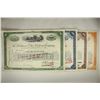 Image 3 : 4 ASSORTED VINTAGE STOCK CERTIFICATES BALITMORE