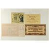 Image 2 : 4 ASSORTED GERMAN NOTGELDS 2-10 & 2-20 HELLERS