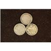 Image 1 : 1888, 1893 & 1898 CANADA SILVER 5 CENTS