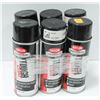 Image 1 : 6 CANS KRYLON INDUSTRIAL ACRYLLIC ALKYD MEDIUM BLACK
