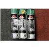 Image 1 : 6 CANS OF KRYLON INDUSTRIAL INVERTED MARKING PAINT GREEN