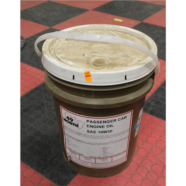 20LITRE PAIL OF 49 NORTH ADVANCED HD CK4 SAE 10W30 ENGINE OIL
