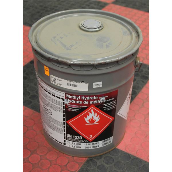 18.9LITRE PAIL OF METHYLHYDRATE