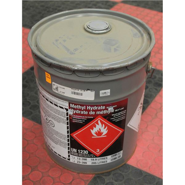 18.9LITRE PAIL OF METHYLHYDRATE