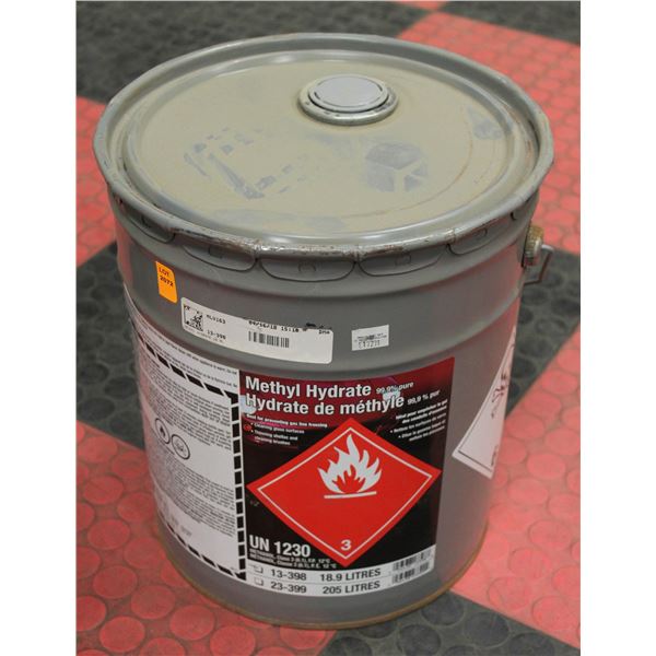 18.9LITRE PAIL OF METHYLHYDRATE