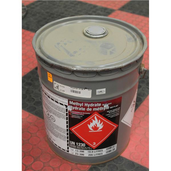 18.9LITRE PAIL OF METHYLHYDRATE