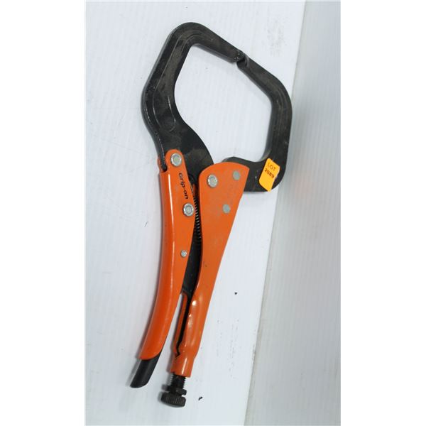 NEW 12" GRIP-ON C CLAMP VISE GRIP