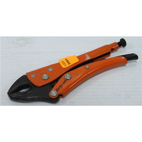NEW 7" GRIP-ON LOCKING PLIER