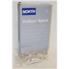 Image 1 : BOX OF NORTH CLEAR WITH SIDE SHIELD VISITOR SPECS 10 PER BOX