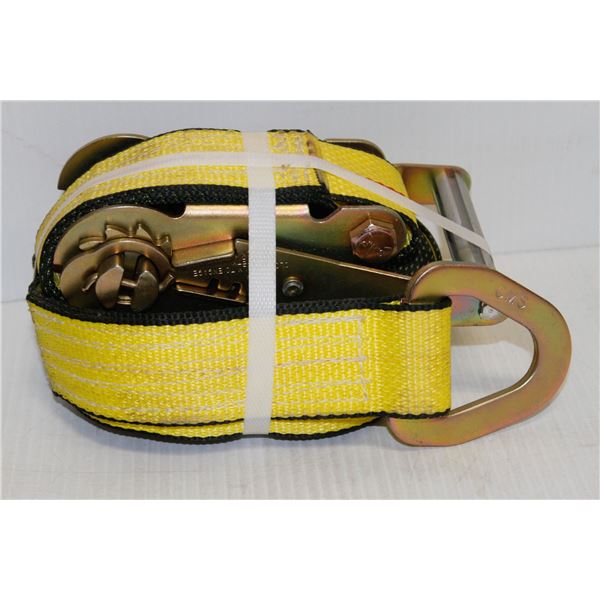 NEW 30FT HEAVY DUTY RATCHET STRAP