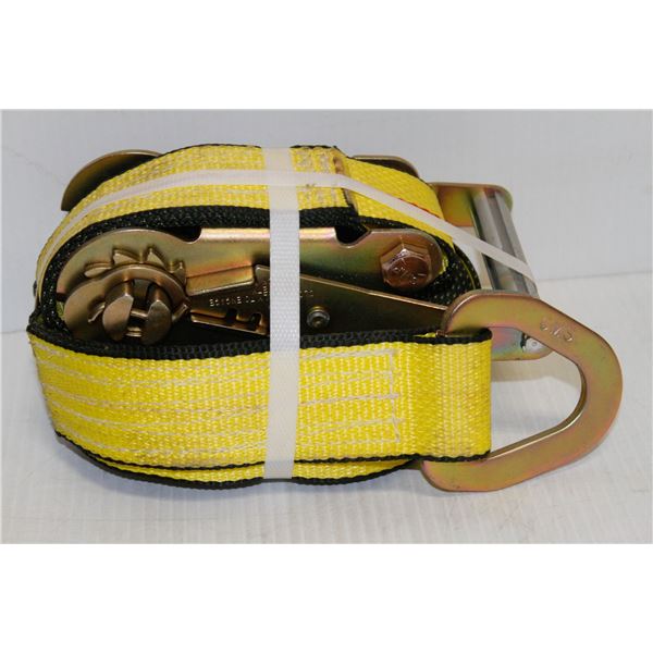 NEW 30FT HEAVY DUTY RATCHET STRAP