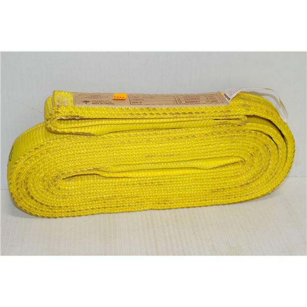 NEW CMS ALL LIFT NYLON WEB SLING WORKLOAD LIMIT VERTICAL 8600LBS CHOKER 6500LBS BASKET 17,200LBS