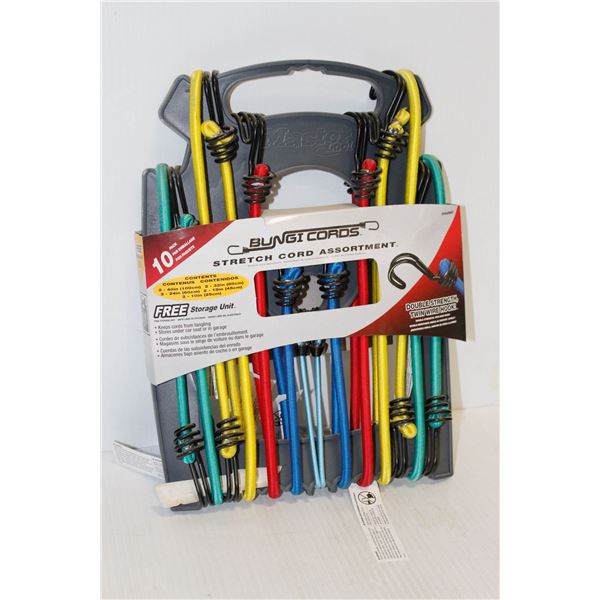 NEW 10 PACK MASTER LOCK BUNGEE CORD ASSORTMENT