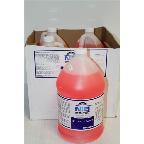4 JUGS OF NIS NEUTRAL CLEANER 4L PER JUG