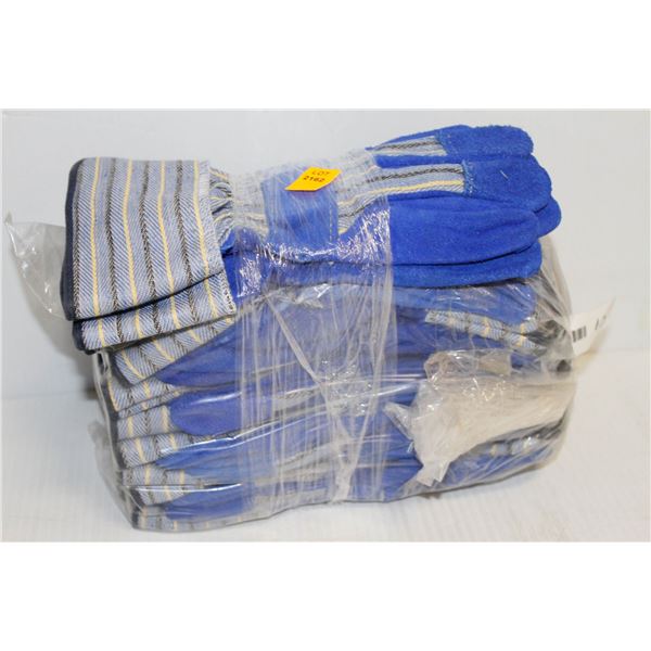 12 PAIRS OF WORK GLOVES