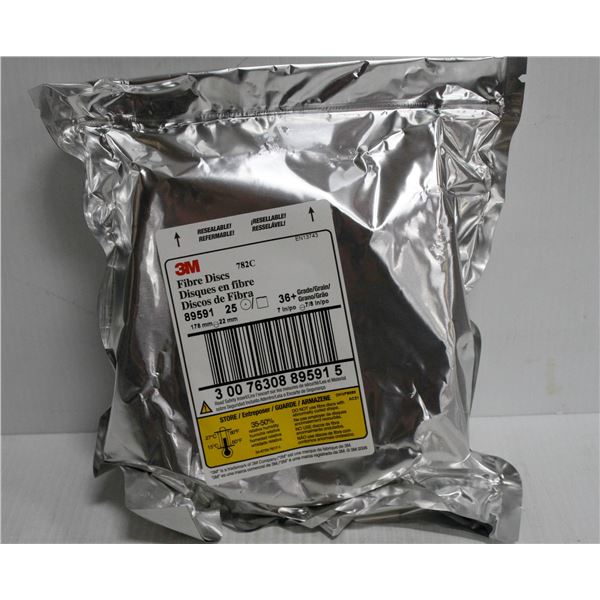 3M FIBER DISC'S #782C 7" X 7/8"