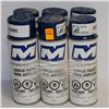 Image 1 : 6 CANS OF ACRYLLIC ENAMEL SPRAY PAINT BLUE