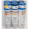 Image 1 : 6 CANS OF RUSTOLEUM RUST PREVENTATIVE ENAMEL BLUE