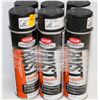 Image 1 : 6 CANS OF KRYLON INDUSTRIAL RUST TOUGH ENAMEL BLACK