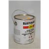 Image 1 : 1 GALLON PAIL OF RUSTOLEUM V7400 SYSTEM DTM ALKYD FLAT BLACK