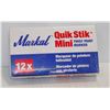 Image 1 : CASE OF 12 MARK ALL QUICK STICK MINI TWIST PAINT MARKERS YELLOW