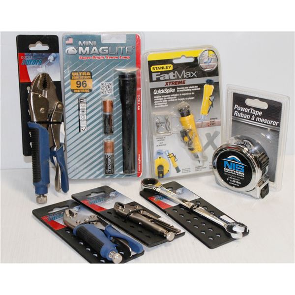 LOT OF ASSORTED NEW TOOLS