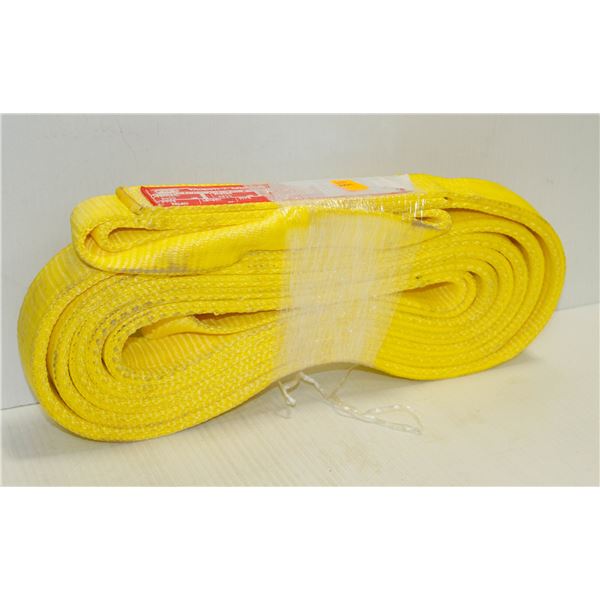 16FT NYLON SLING MAX LOAD VERTICAL 6400LBS CHOKER 4800LBS BASKET 12,800LBS