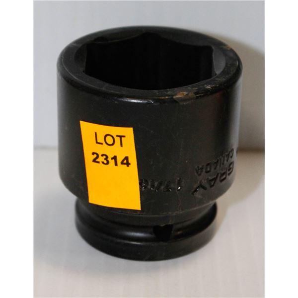 GRAY TOOLS P2645, 1 7/16" SOCKET