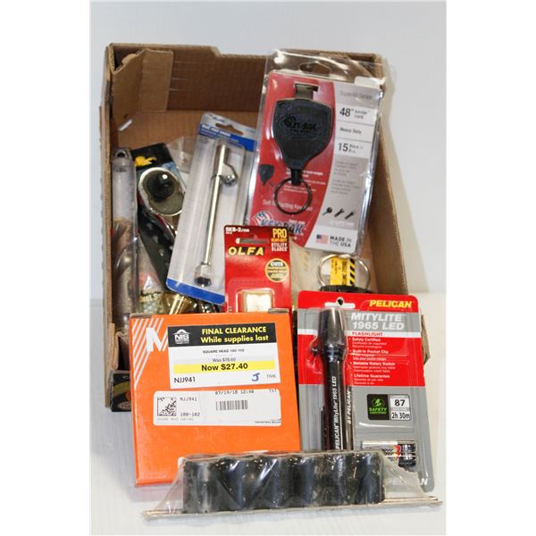 FLAT OF ASSORTED NEW TOOLS