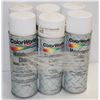 Image 1 : 6 CANS COLOUR WORKS MAINTENANCE CHOICE SPRAY PAINT WHITE