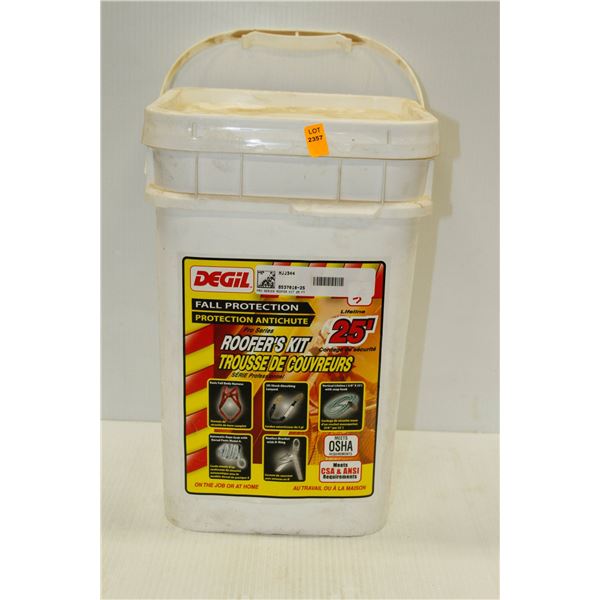 NEW DEGIL FALL PROTECTION 25FT ROOFERS KIT