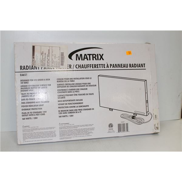 MATRIX RADIANT PANEL HEATER #EA651