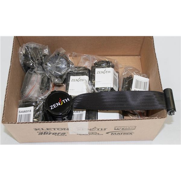 BOX WITH 11 ZENITH #SAW918 BARRICADE TAPE POST TOPPERS